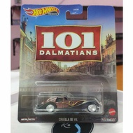 HOT WHEELS PREMIUM CRUELLA DE VIL 101 DALMATIANS