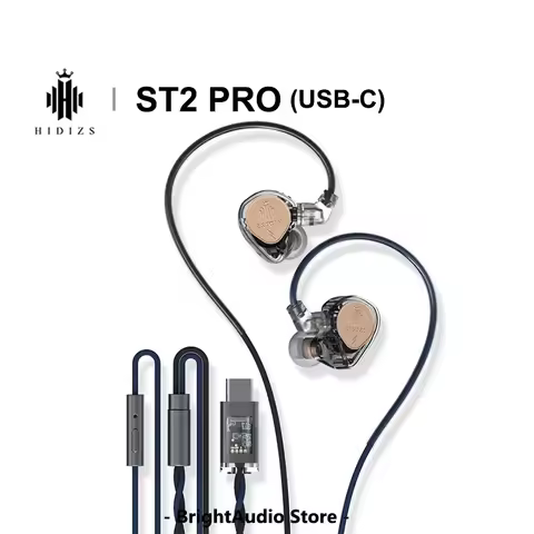 HIDIZS ST2 PRO USB-C Hi-Res Audio HiFi Digital In-ear Earphone High-Performance DAC USB-C Plug ES921