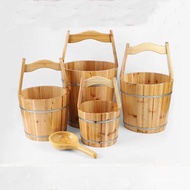 Bucket Small Bucket Merlot Sauna Wooden Bucket Traditional Chinese Medicine Bucket Bucket Bucket Buc
