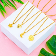 2024 Rantai Simple Viral Emas Bangkok Shine Pung Store