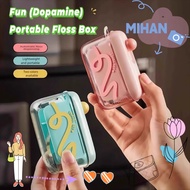 MIHAN  Floss Box, Oral Care Automatic Ejectable Floss Dispenser, without Floss Floss Organiser