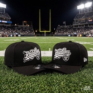 Las Vegas Raiders Born x Raised Script Black 9FIFTY A-Frame Snapback Unisex Embroidery