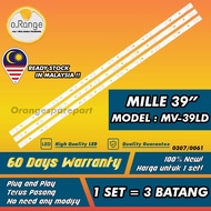 MV-39LD MILLE 39" LED TV BACKLIGHT (LAMPU TV) MILLE 39 INCH LED TV  MV-39 MV39LD