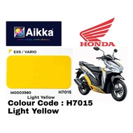 AIKKA HONDA EX5, VARIO H7015 / LIGHT YELLOW / MOTORBIKE PAINT/ TOUCH UP PAINT/ DIY AEROSOL CAT SPRAY TIN