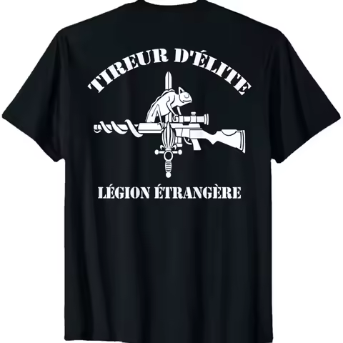 French Foreign Legion Special Forces Sniper T-Shirt. Summer Cotton Short Sleeve O-Neck Mens T Shirt 