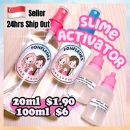 Fonfleurs Slimes 🇸🇬 Borax Slime Activator 20ml , 60ml, 100ml , 500ml Bottle Packet Making DIY Set Ki