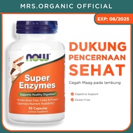 Now Super Enzymes 90 Capsules - Digestive Enzymes gerd Gastric Ulcer