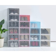 [Ready Stock] Large Stackable And Foldable Shoes Box Shoes Racks Kotak Kasut Rak Kasut Rak Kasut Murah