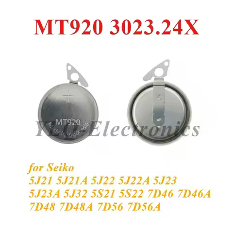 MT920 3023 24X 3023.24X Seiko Watch Kinetic Capacitor Rechargeable SEIKO 5J21 5J22 5J32 5S21 5S22 7D