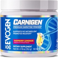 Evogen Carnigen - Premium Carnitine Powder | Supports Fat Metaboli & Promotes Recovery | Stimulant-F
