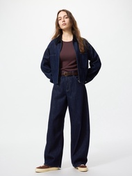 UNIQLO กางเกง baggy ยีนส์​ เอวสูง / UNIQLO Baggy Curve Jeans