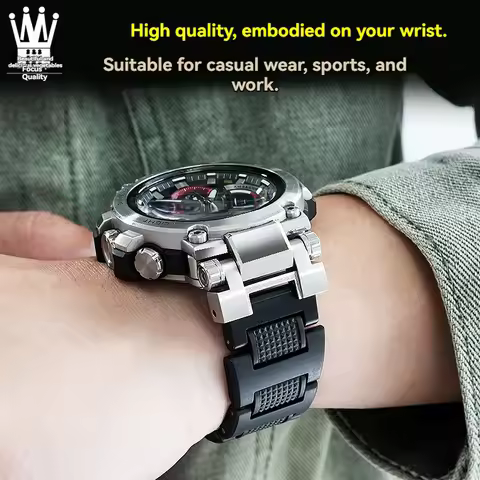 MTG-B1000 High Quality Shuo Steel Bracelet For Casio Watch 5544 MTG-B1000/G1000 Modified Lightweight