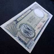 Uang Kuno 1000 Rupiah Seri Hewan Gajah Tahun 1957