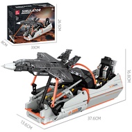 Educational F35 Fighter Simulation Building Toy Model