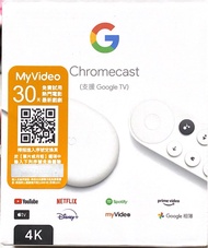 Google chromecast(支援Google tv)4K