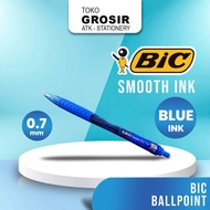 BIC Pen Super EZ RT 0.7mm Retractable BIC Super EZ Cetrek Ball Point/ - biru