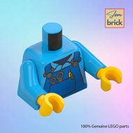 LEGO Parts (Genuine) [MFP] 76382 – 6283869 Torso Mechanic [Medium Blue]