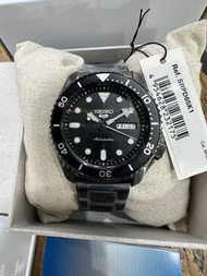 全新精工5號 SEIKO 5 黑鋼自動錶 SRPD65K1 SRPD65 透視底蓋
