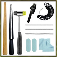 Ring Mandrel Ring Sizer Tool Ring Measurer with Quarter Sizes Finger Size Measuring Ring Shaper to F