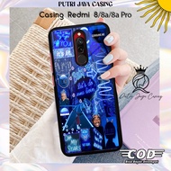 HP Redmi 8 8a 8a Pro Phone Case Redmi 8 8a 8a Pro AESTHEBLUE Motif Latest Case Cute Character Case C