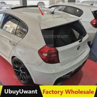 On sale Unpainted Primed Rear Trunk Roof Lip Trunk Spoiler Fiberglass Wing Fits For BMW 1 Series E81