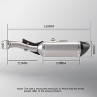 Slip on Motorcycle Exhaust Carbon Hexagon Muffler For CFMOTO 800NK 800 NK  Line  with DB Killer