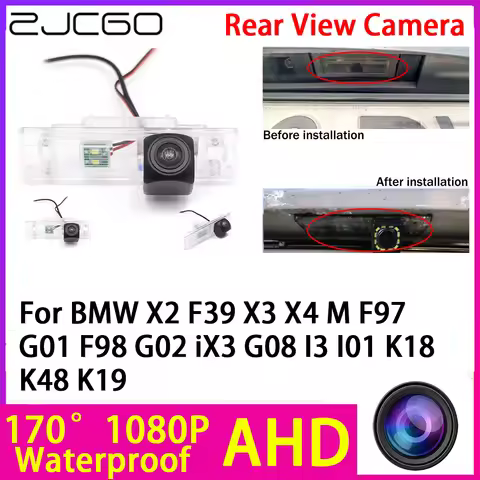 AHD 1080P Reverse Rear View Camera Night Vision Waterproof for BMW X2 F39 X3 X4 M F97 G01 F98 G02 iX