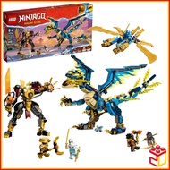 (Ready Stock) 71796 LEGO Ninjago Elemental Dragon vs. The Empress Mech Building Toy Gift For Kids Dr