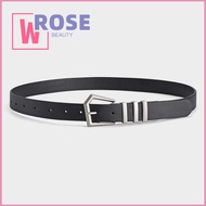 NAILS 97 STORE 6รูปแบบ เข็มขัดดีไซน์หรู ง่ายๆ สีดำสีดำ เข็มขัดกางเกงกางเกง Y2K กางเกงยีนส์ เข็มขัดหน