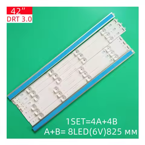 825mm LED Backlight Lamp strip 8 leds For TV INNOTEK DRT 3.0 42"_A/B TYPE REV01 REV7 131202 42 inch 