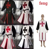 Medieval Templar Stylish Knight Crusader Surcoat Costume Outfit Cosplay