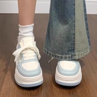 Sneakers Women Breathable Sneakers Thick-Soled White Shoes Women's Sneakers Women's Heightening Snea