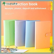 TAMAKO Banknote Collection Book, PU Large Capacity Paper Currency Collection Book, Funny Save Money 