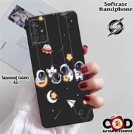 HP Samsung Galaxy A51 Softcase Samsung Galaxy A51 Latest Silicone Pro Camera Fashion Astronaut Cover