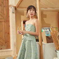 lookbooklookbook pixie dress emerald ชุดเดรส เกาะอก สีเขียว