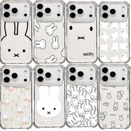 Cartoon Miffy Cute Rabbit Case For OPPO A6 A3 Pro A5 A3X A5X A57 A77S A78 A58 A60 A5S Reno 8T 5G Pho