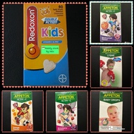 (🇸🇬🚚💨Restock) Appeton Redoxon tutti frutti infant kids children double action vitamin c zinc chewable tablet baby drops
