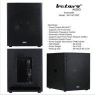 SUBWOOFER Aktif Speaker 15 Inch Betavo SA 150 pro SA15pro 350watt