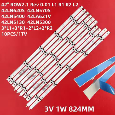LED Backlight Strip For 42LN5400 42LN5700 42LA6130 42LA6200 42LP560H 42LA6204 42LN549C 42'' ROW2.1 R