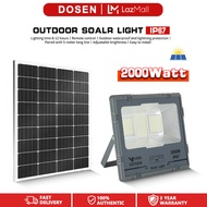 DOSEN solar light outdoor waterproof 300W 500w solar panel set 10000w with battery Remote controllab