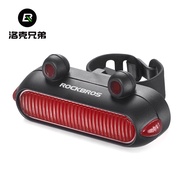 ROCKBROS Bike Tail Light Frog Shape Waterproof Riding Warning Rear Light Rechargeable BMT Road Bike