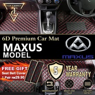 Top Carpet [ MAXUS LIVE ] 6D PU Leather For MAXUS G10 EXECUTIVE