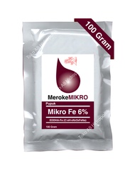100 Gram - Meroke Mikro Fe EDDHA 6% Pupuk Mikro