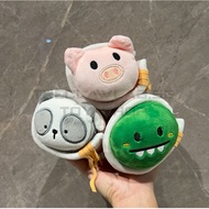 【INSTOCK】Cute Fun Claw Food Series Cup Noodles • Burrito Wrap Detachable Plush Soft Toy: Bear • Dog 