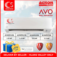 Acson Air Conditioner Non Inverter R32 1.0HP/1.5HP/2.0HP/2.5HP A3WM10N/15N/20N/25N + My Eco + Advance Filtering Technology With WIFI Adaptor Deliver by Seller (Klang Valley area only)