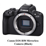 [SPECIAL PRICE] Canon EOS R50 Mirrorless Camera  Body only [Freebies: 32GB SD Card, Claim from Canon Singapore: Premium Wireless Powerbank 10000 mAH with PD]