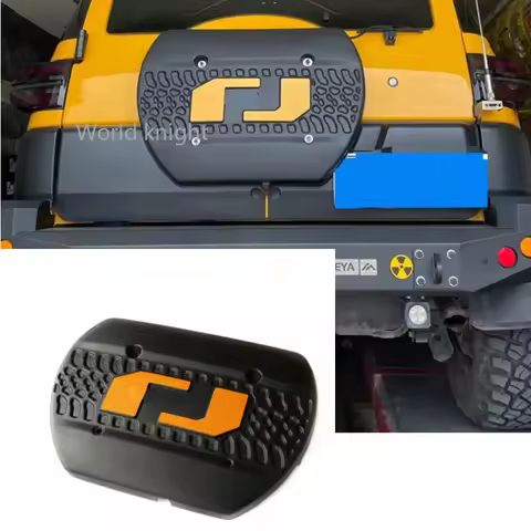 For Toyota fj tailgate decoration Spare tire plate Fit for Toyota Fj cruiser modified spare tire cov