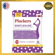 NEW Plackers Gentleslide Dental Floss Picks, 35 Count