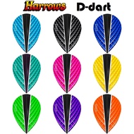 Harrows Dart Flights - PEAR 100 Micron 3D Effect  Quantum X Dart Flights (SAYAP ARROW)