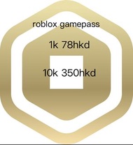 Roblox 遊戲點數 gamepass
